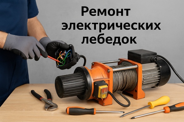 Ремонт электрических лебёдок: диагностика, восстановление узлов и регламентное обслуживание