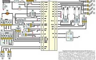 Электрическая схема управления двигателем уаз