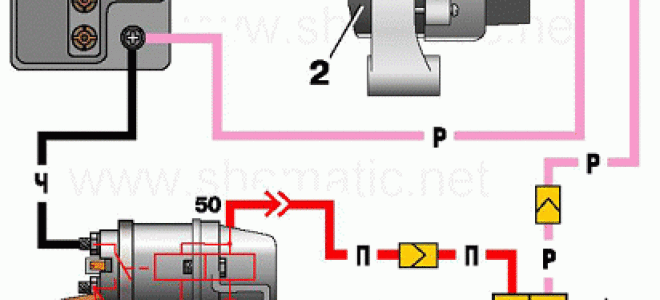 Ваз 2110 где находится реле стартера
