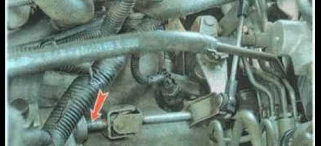 Регулировка кулисы дэу нексия