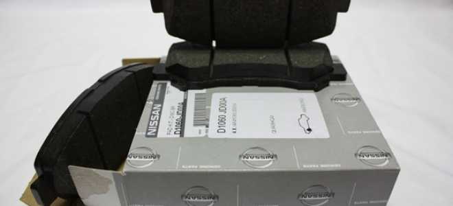 Замена колодок на ниссан