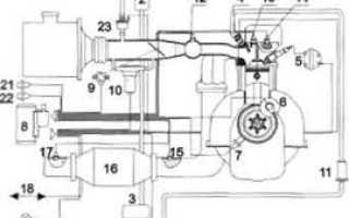 Электрическая схема управления двигателем 4216
