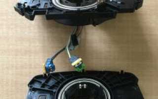 Ремонт подрулевого шлейфа рено меган 2