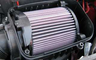 Воздушный фильтр двигателя схема