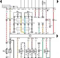 Электрическая схема двигателя пассат