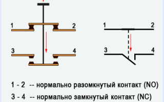 Электрическая схема включения реверсивного двигателя