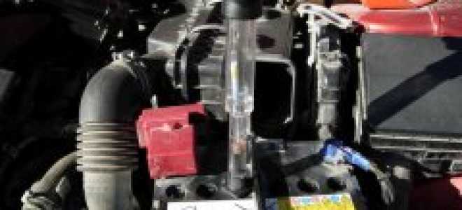 Как проверить плотность акб