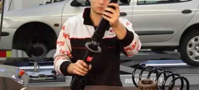 Замена амортизаторов рено логан